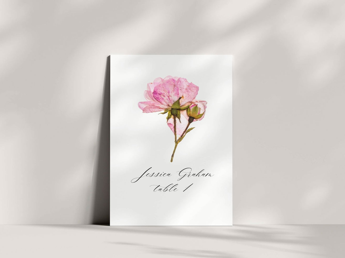 Boho Floral Place Cards - Gallery360 Designs