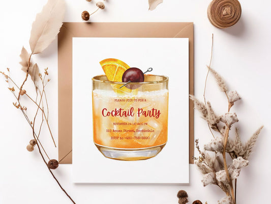 Cocktail Party Invitation - Gallery360 Designs