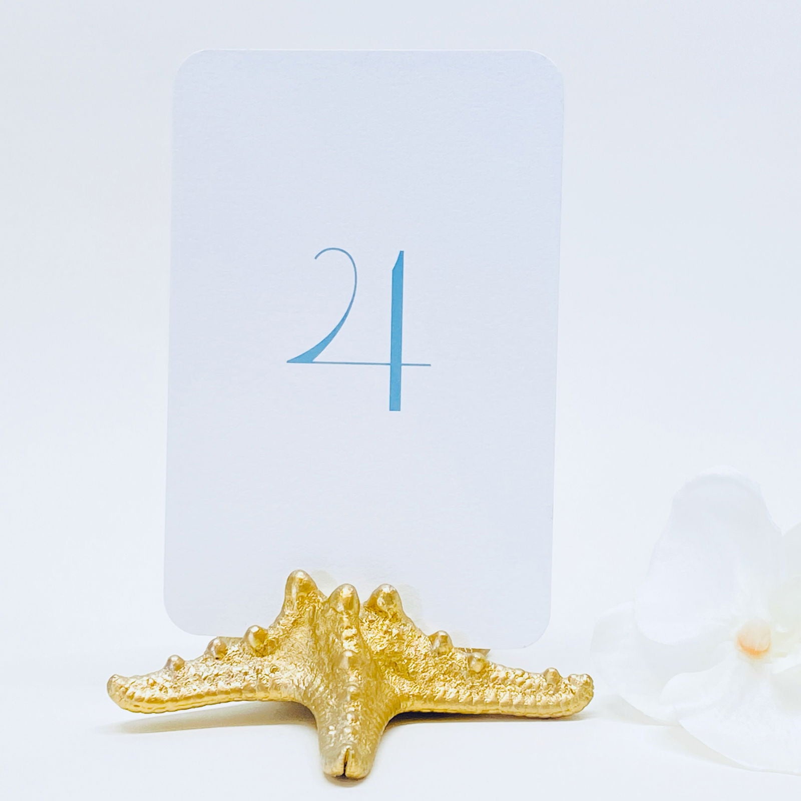 Dusty Blue Table Numbers - Gallery360 Designs