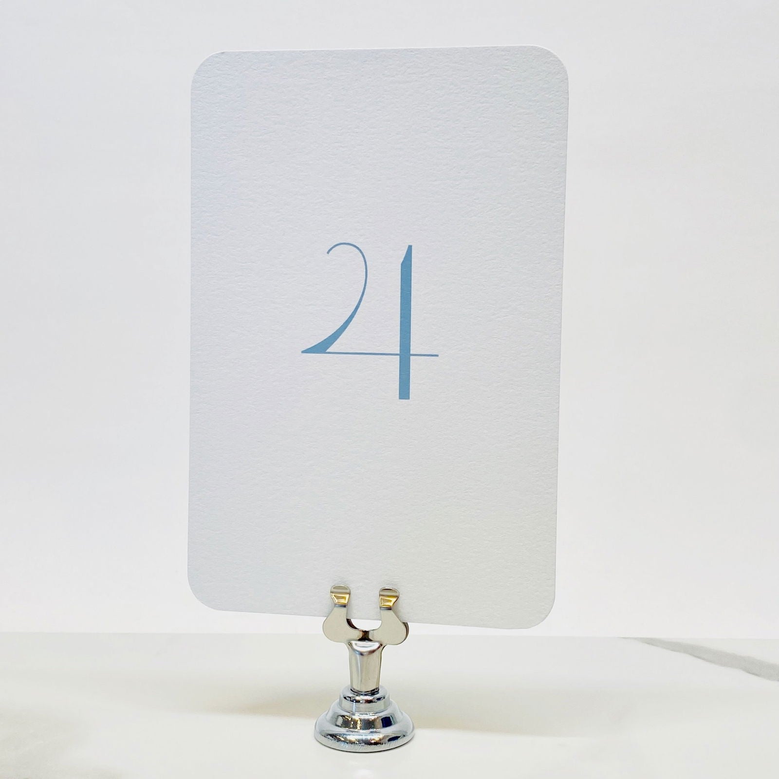 Dusty Blue Table Numbers - Gallery360 Designs