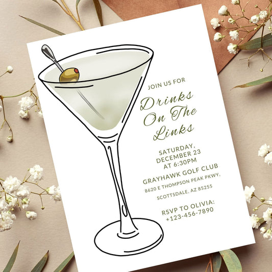 Golf Party Invitation - Gallery360 Designs