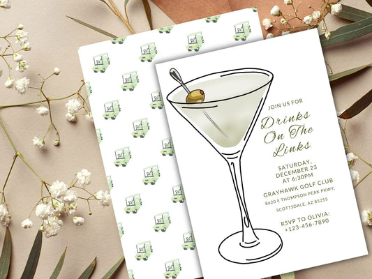 Golf Party Invitation - Gallery360 Designs
