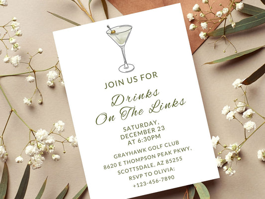 Golf Party Invitation - Gallery360 Designs