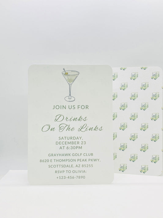 Golf Party Invitation - Gallery360 Designs