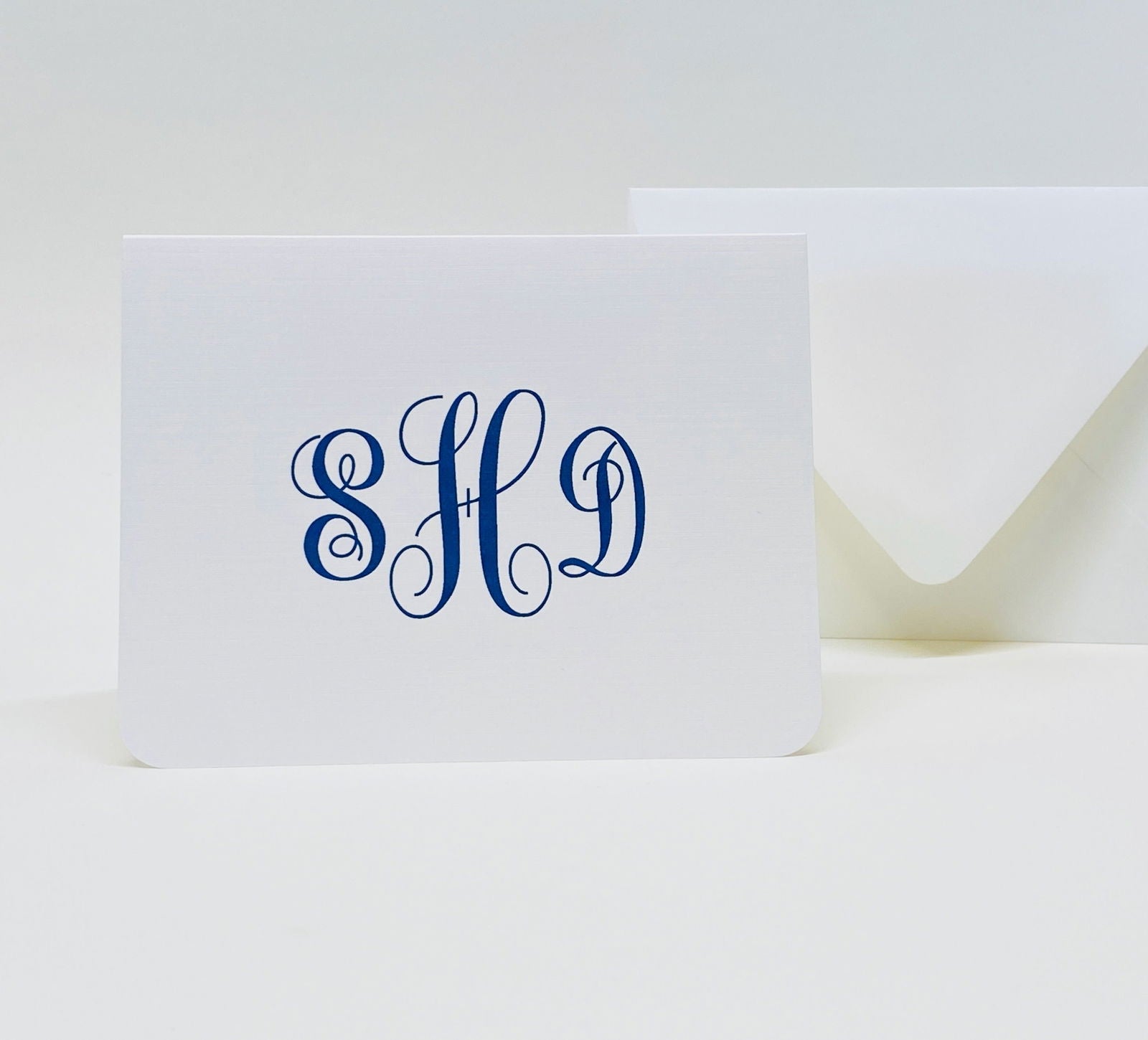 Monogrammed Note Card - Gallery360 Designs