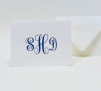 Monogrammed Note Card - Gallery360 Designs