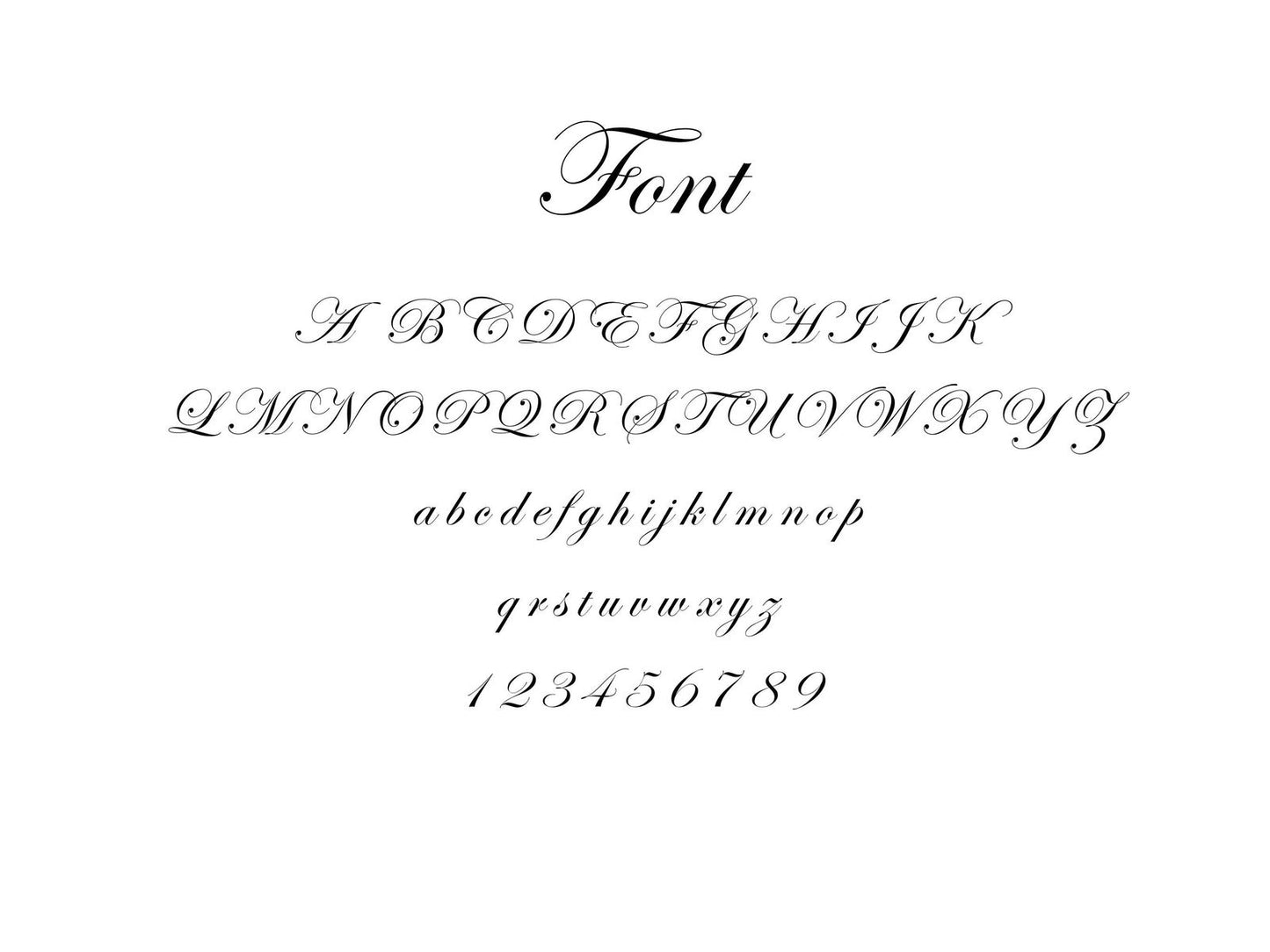 Personalized Wedding Place Cards - Gallery360 Designs