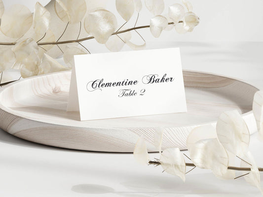 Personalized Wedding Place Cards - Gallery360 Designs