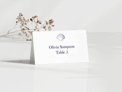 Seashell Place Cards - Gallery360 Designs