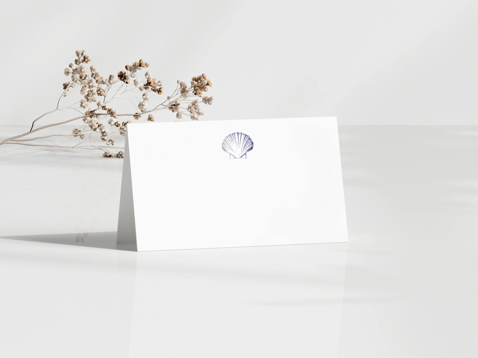 Seashell Place Cards - Gallery360 Designs
