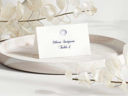 Seashell Place Cards - Gallery360 Designs