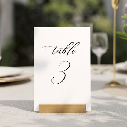 Wedding Table Numbers - Gallery360 Designs