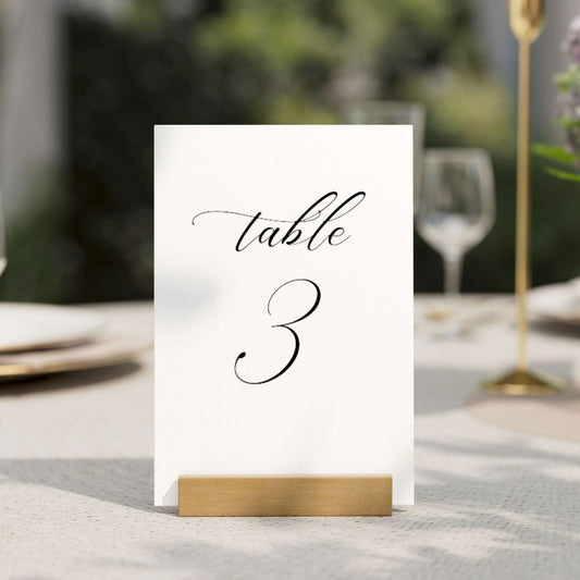 Wedding Table Numbers - Gallery360 Designs