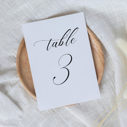 Wedding Table Numbers - Gallery360 Designs