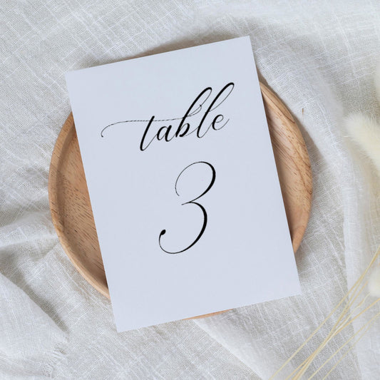 Wedding Table Numbers - Gallery360 Designs