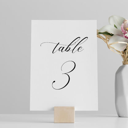 Wedding Table Numbers - Gallery360 Designs