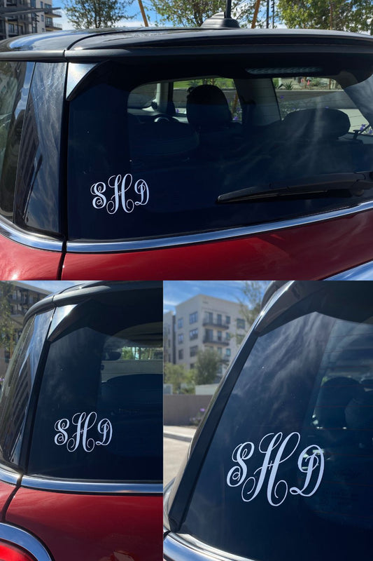 Monogram Transfer Stickers Gallery360 Designs